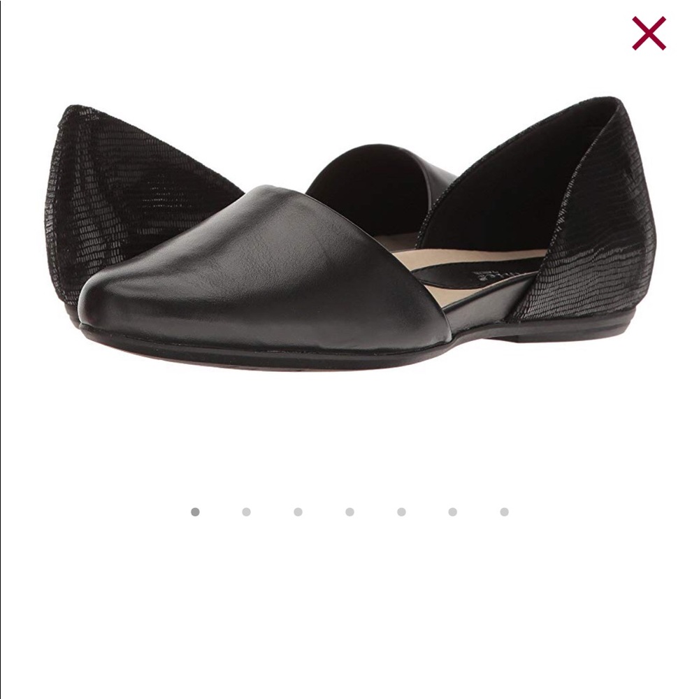 Earthies Flat D’Orsay Tiny Wedge size 8